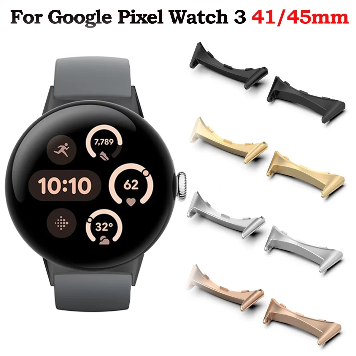 Watch Strap Replacement - 2pcs Watch Strap Connector Adapter For