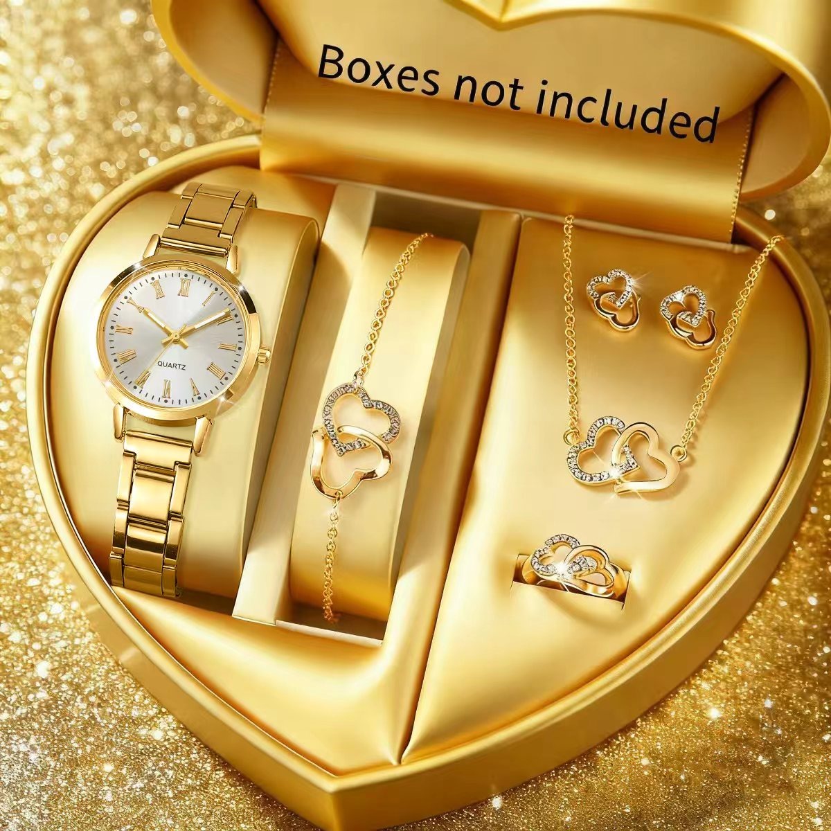Jewelry Like Watches - 6PCS Fashion Women's Quartz Watch Rhinestone
