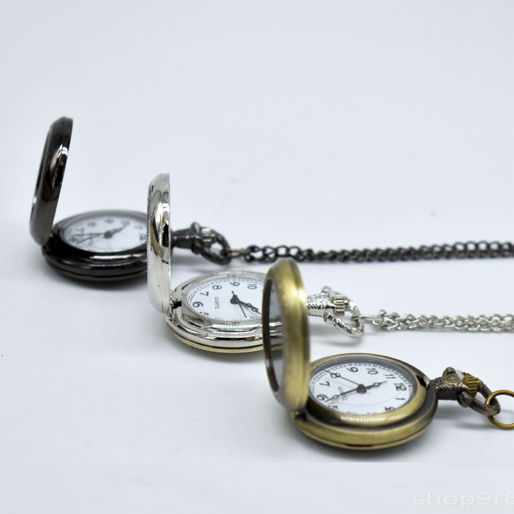 Custom Vintage Metal Pocket Wa - Jewelry Watches For Men ulasan dan harga