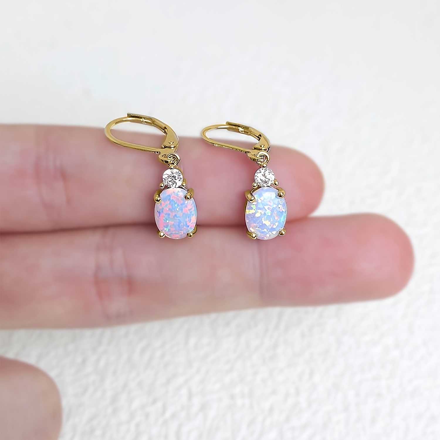 [Boho-Chic| Elegant] Valentine - Opal Earrings Dangle ulasan dan harga