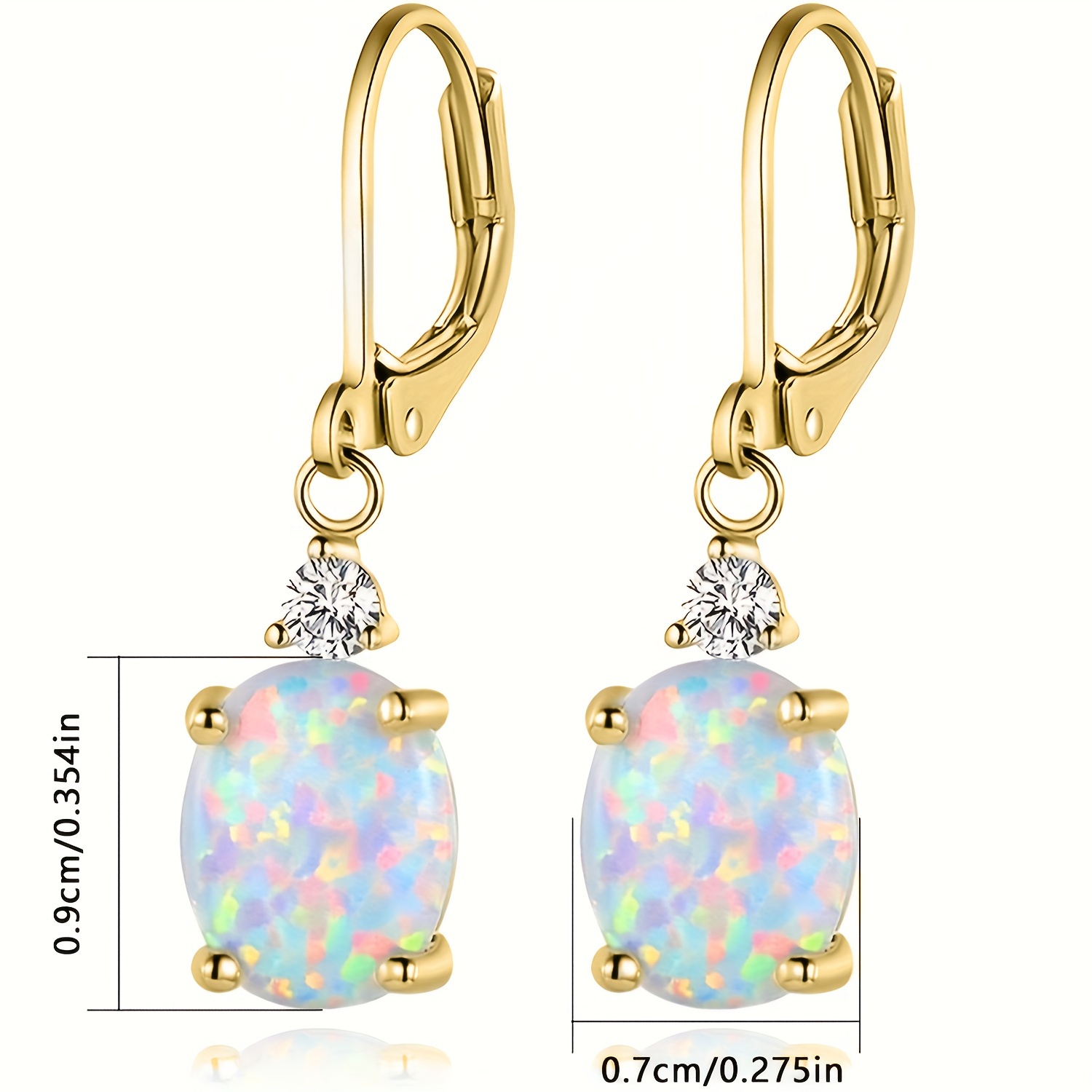 [Boho-Chic| Elegant] Valentine - Opal Earrings Dangle ulasan dan harga