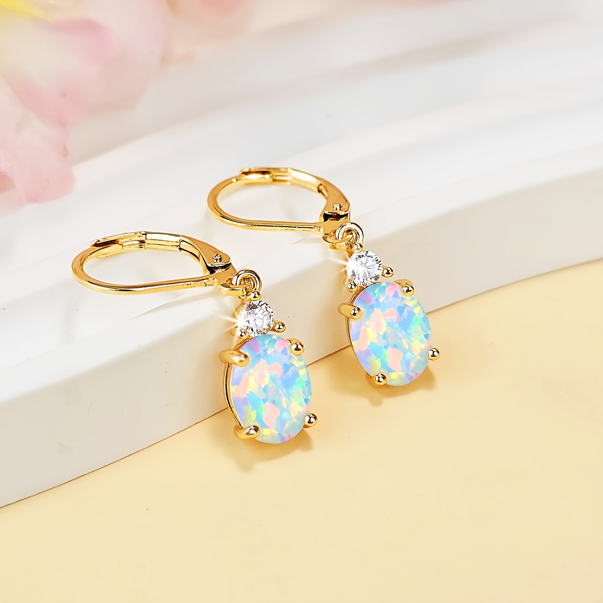 [Boho-Chic| Elegant] Valentine - Opal Earrings Dangle ulasan dan harga