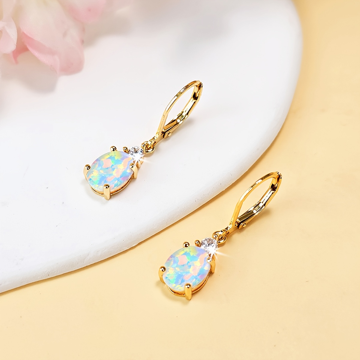 [Boho-Chic| Elegant] Valentine - Opal Earrings Dangle ulasan dan harga