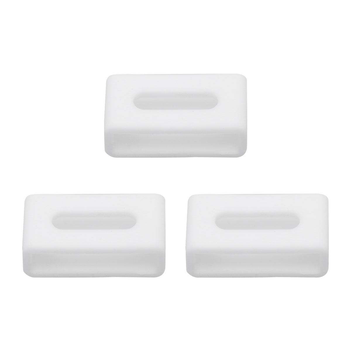 3Pcs Silicone Watch Band Loops - Watch Strap Replacement ulasan dan harga