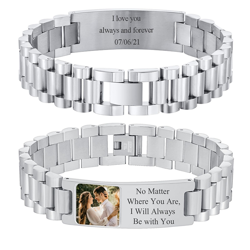 Custom Picture Text Bracelet W - Jewelry Like Watches ulasan dan harga