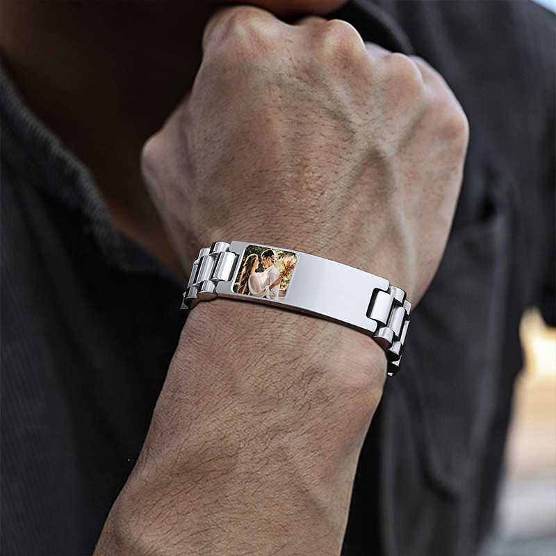Custom Picture Text Bracelet W - Jewelry Like Watches ulasan dan harga