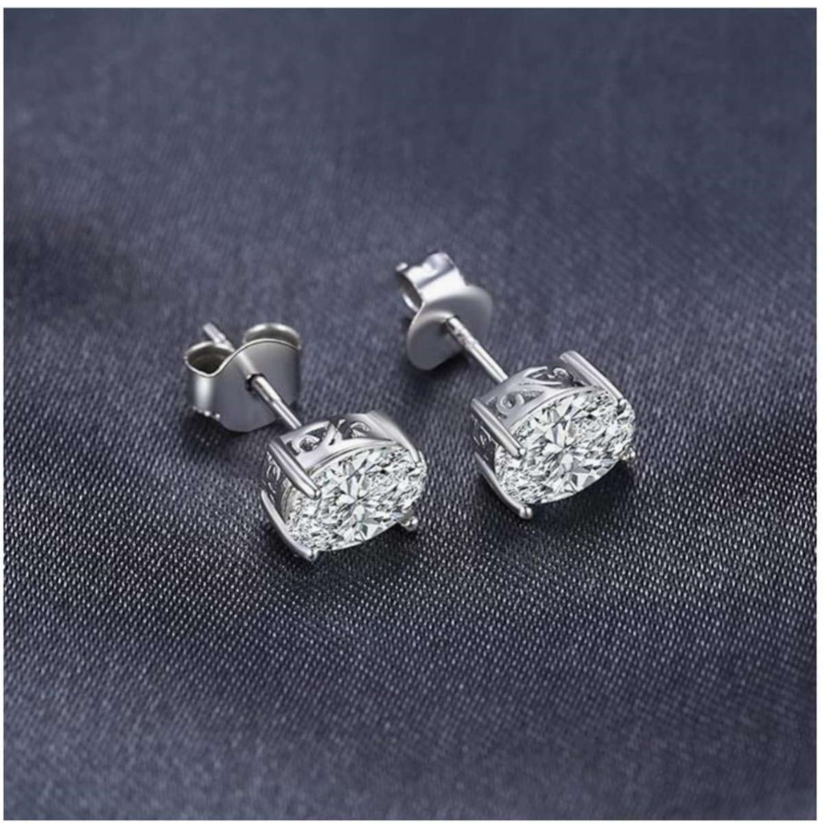 14K gold physical real gold la - Diamond Stud Earrings ulasan dan harga