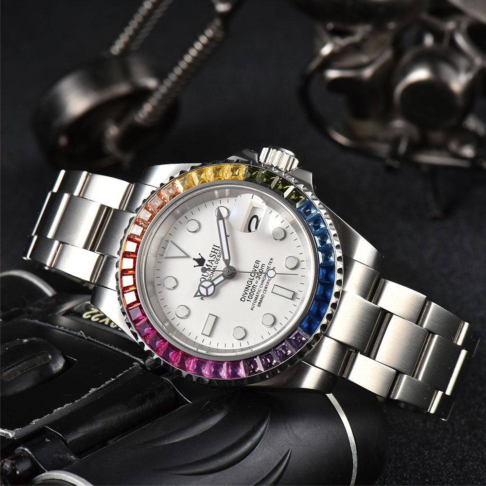 40mm Luxury Diving Men's Watch - Watch Strap Replacement ulasan dan harga