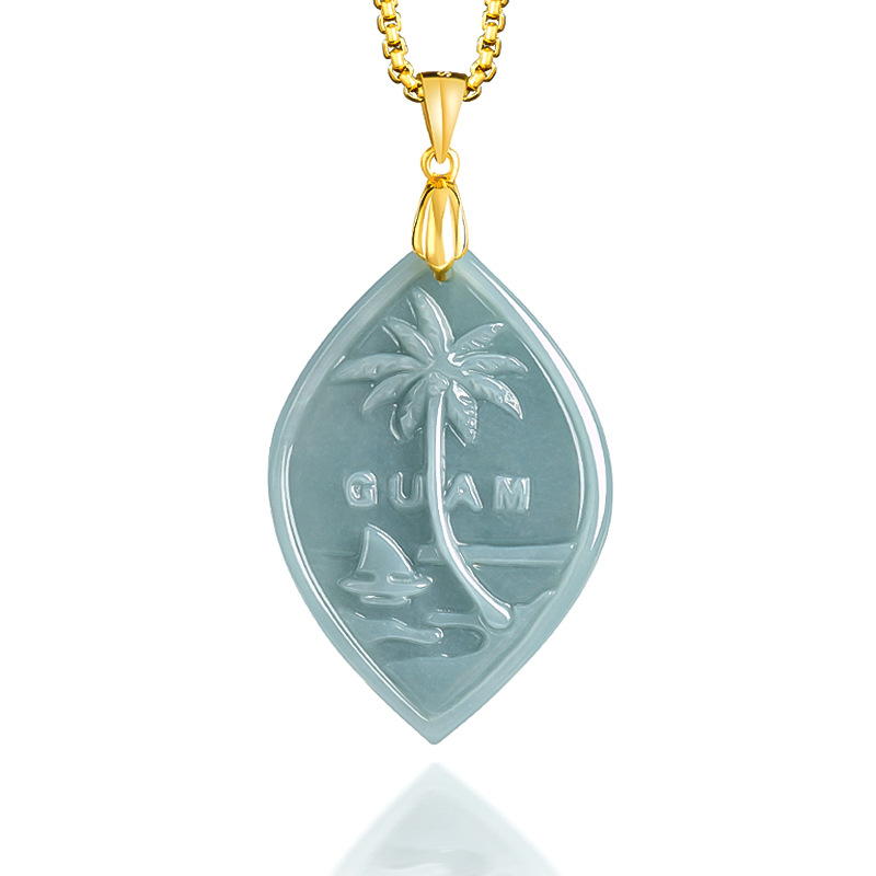 Natural A-grade Jadeite Blue W - Pacific Jewelry & Watches Los Angeles ulasan dan harga