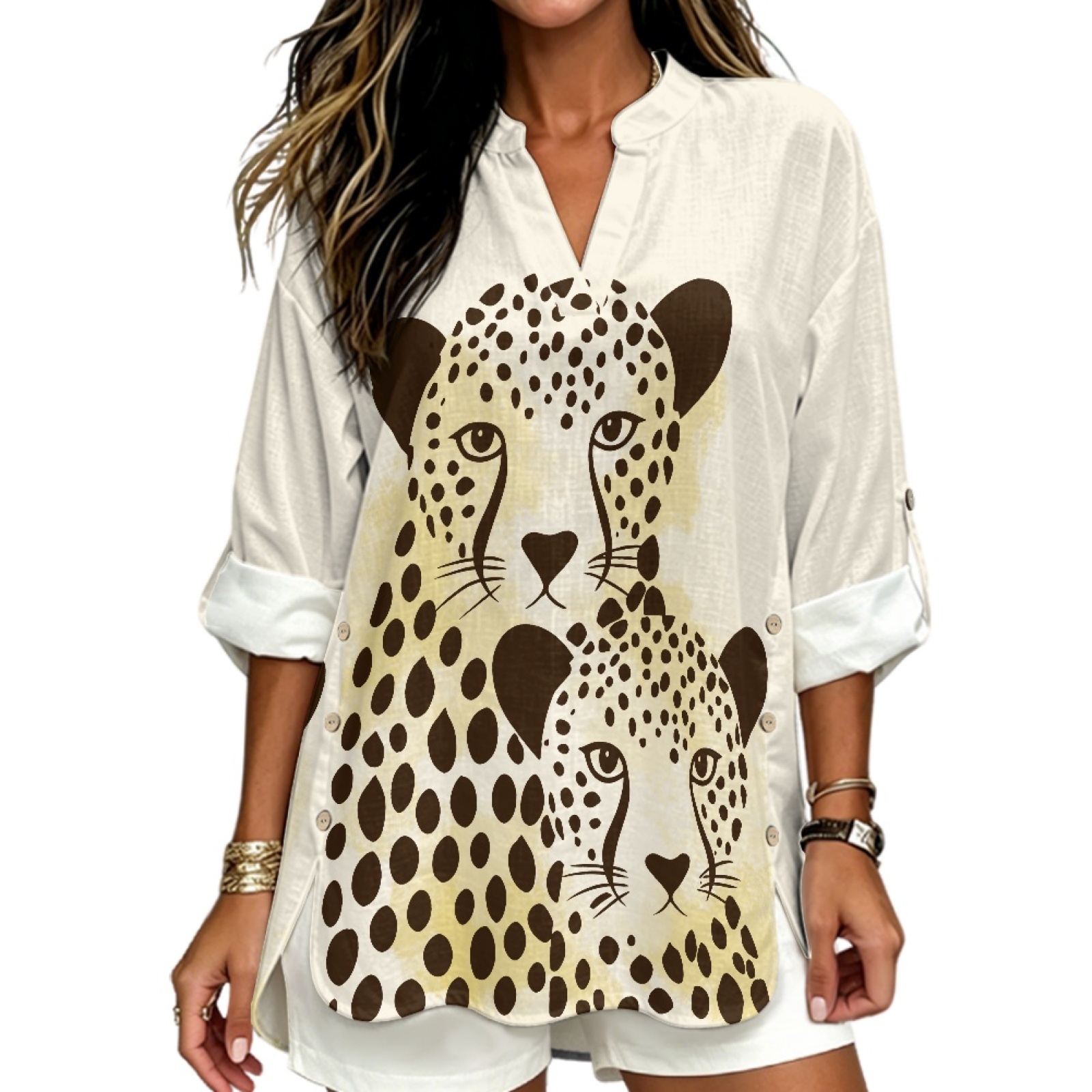 PENSTROLL Leopard Print Linen  - S&S Watches & Jewelry Ho Chi Minh ulasan dan harga