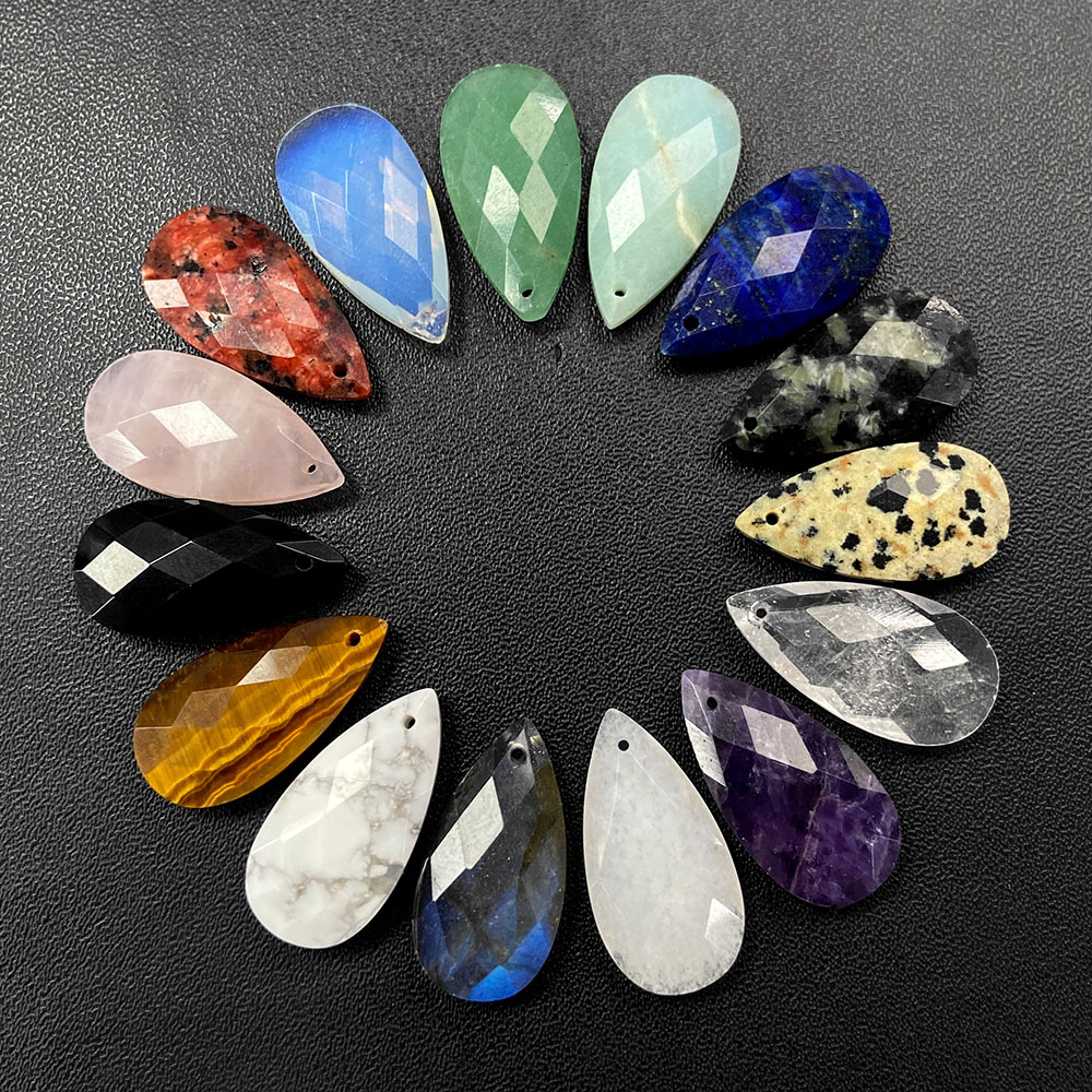 Natural Water Drop Pendant Lab - Opal Earrings Dangle ulasan dan harga