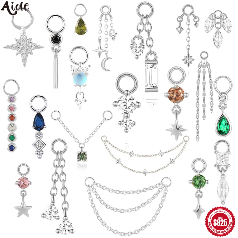 Aide Tassel Charms DIY Opal Pe - Opal Earrings Dangle ulasan dan harga