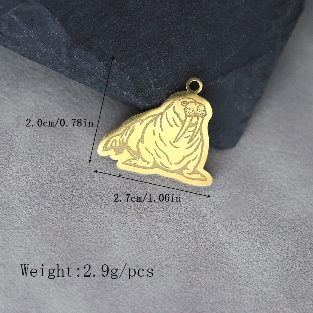 2pcs Cute Chubby Pacific Walru - Pacific Jewelry & Watches Los Angeles ulasan dan harga