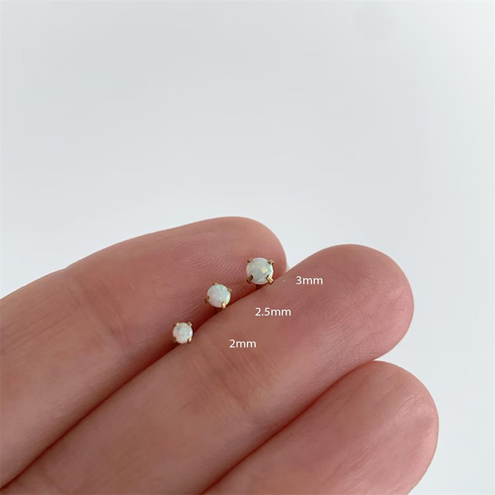 AIDE 925 Sterling Silver Class - Opal Earrings Dangle ulasan dan harga
