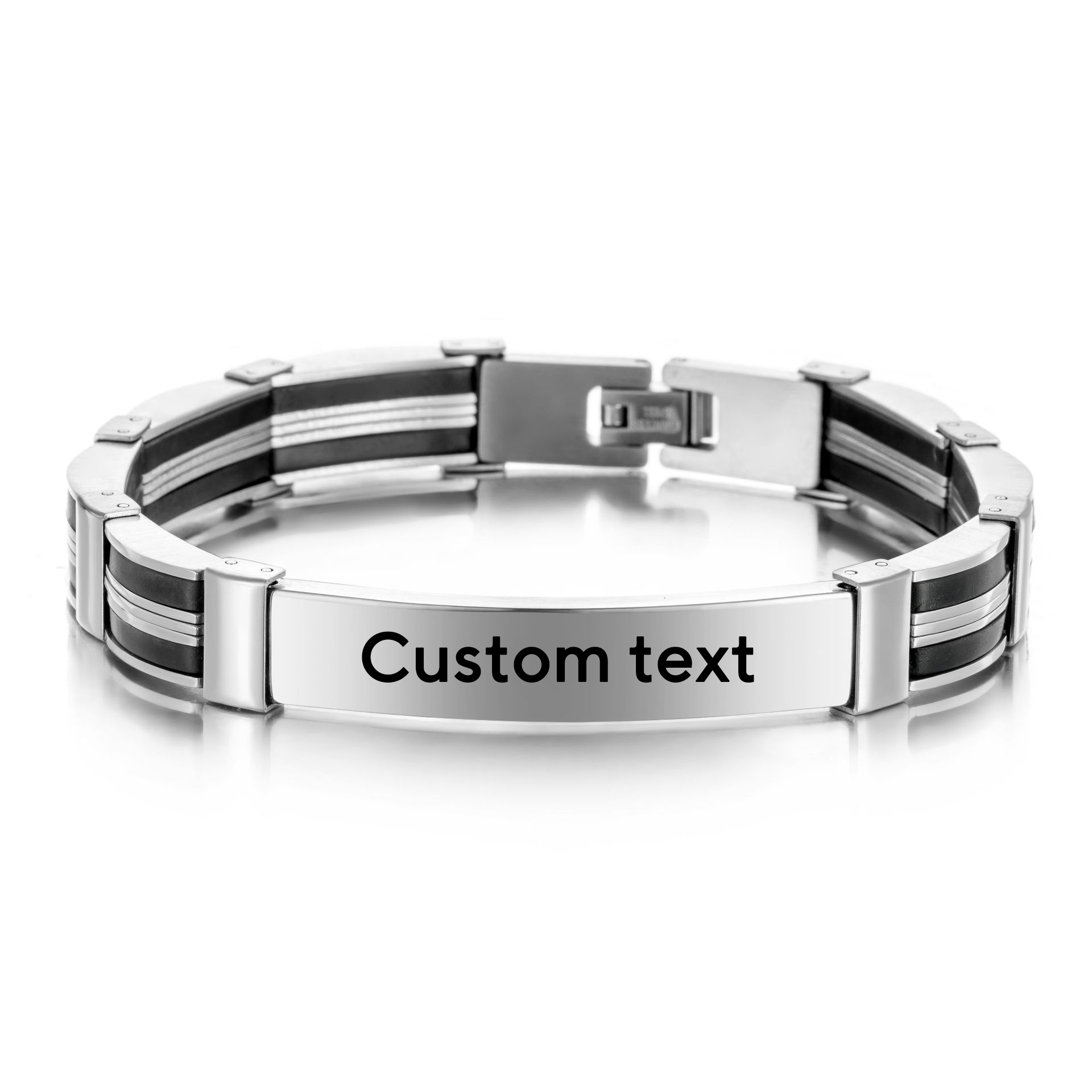 Punk Custom TEXT Name Men Stai - Jewelry Watches For Men ulasan dan harga