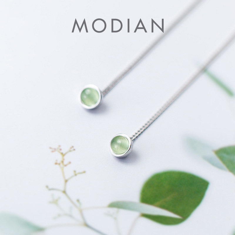 Modian Fashion Dangle Earring  - Opal Earrings Dangle ulasan dan harga