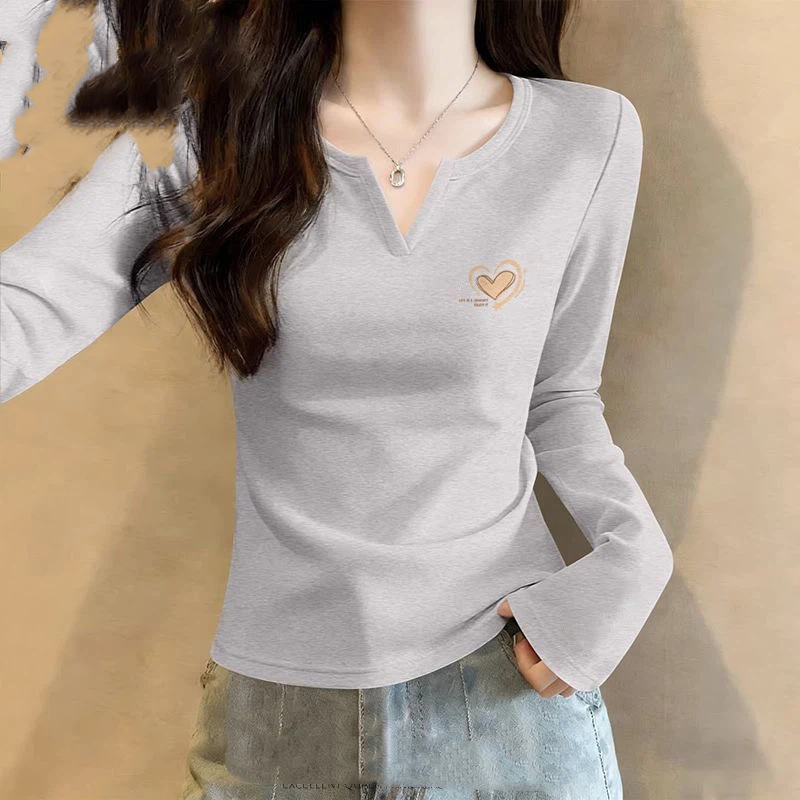 Womens Autumn V Neck Long Slee - S&S Watches & Jewelry Ho Chi Minh ulasan dan harga