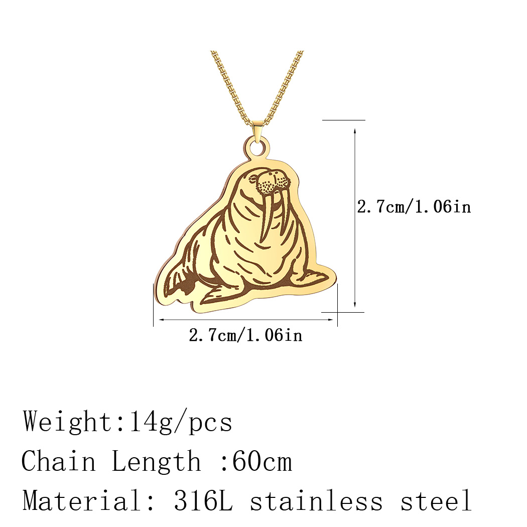 Kinitial Chubby Pacific Walrus - Pacific Jewelry & Watches Los Angeles ulasan dan harga