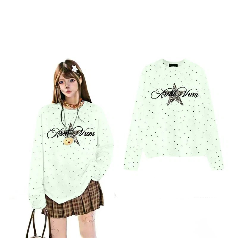 Women Lazy Style Crew Neck Pol - S&S Watches & Jewelry Ho Chi Minh ulasan dan harga