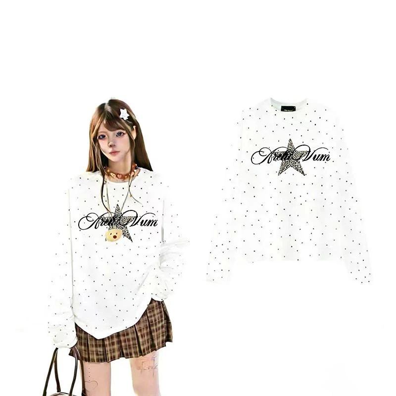 Women Lazy Style Crew Neck Pol - S&S Watches & Jewelry Ho Chi Minh ulasan dan harga