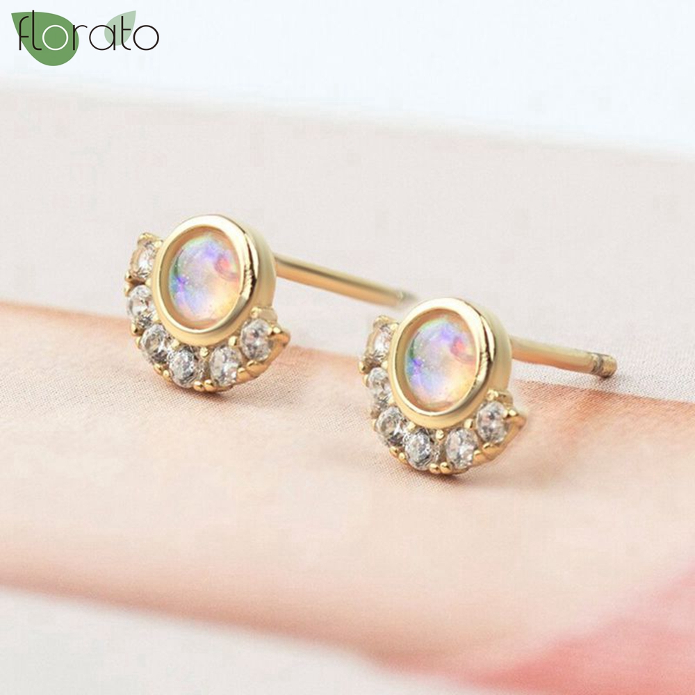 925 Sterling Silver Needle Exq - Opal Earrings Dangle ulasan dan harga