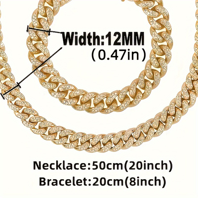 Men's Bling Jewelry Set: Gold  - Jewelry Like Watches ulasan dan harga