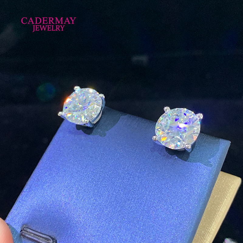 High Quality 4 Prongs Screw Ba - Diamond Stud Earrings ulasan dan harga