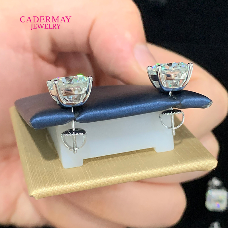 High Quality 4 Prongs Screw Ba - Diamond Stud Earrings ulasan dan harga