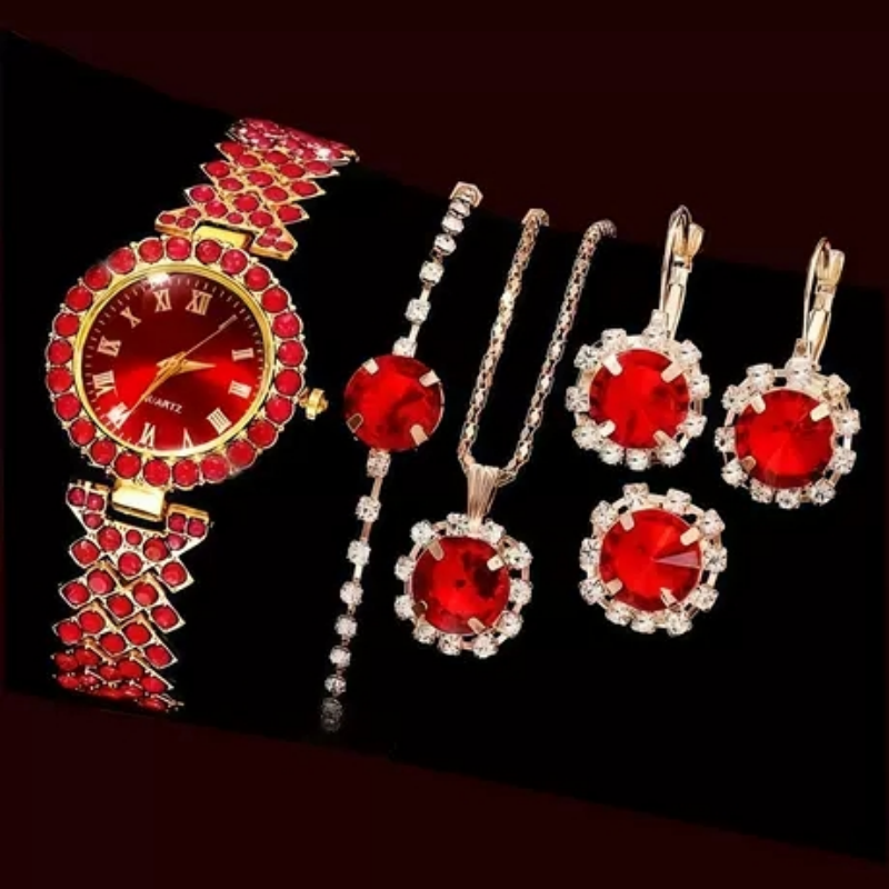 6PCS Elegant Women's Fashion J - Jewelry Like Watches ulasan dan harga